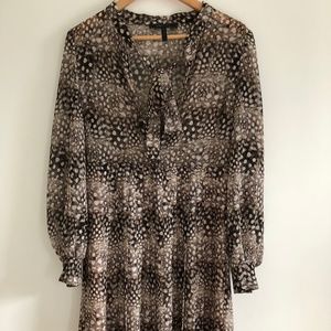 BCBG Maxazria Remelle Pleated Dress